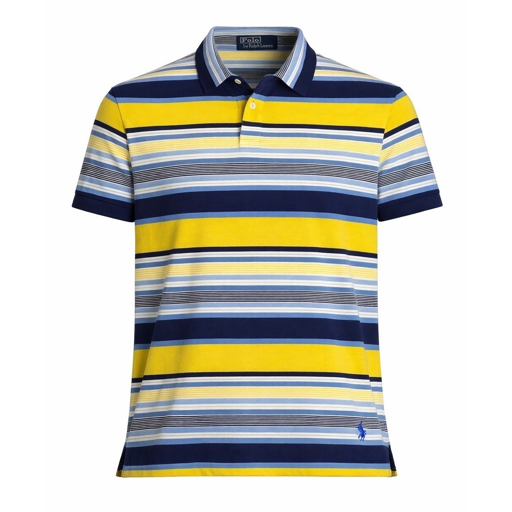 Vintage 90s Y2K Polo By Ralph Lauren Striped Short Sleeve Mens Polo Shirt Size L